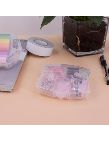 Kit de Suministros de Oficina YIZOCENGUO Rosa Mini