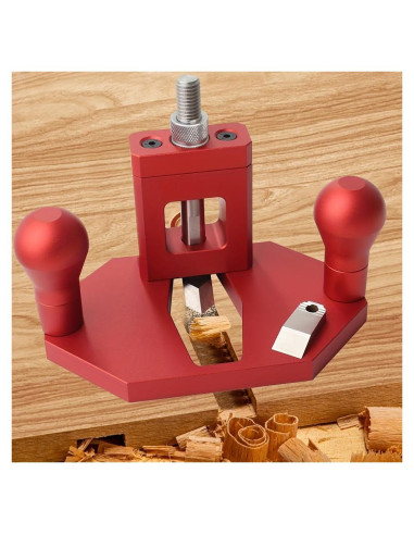 Planeador Router Manual JCFANTS Rojo Ajustable 30mm Corte