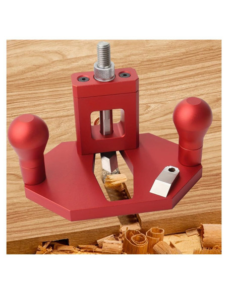 Planeador Router Manual JCFANTS Rojo Ajustable 30mm Corte