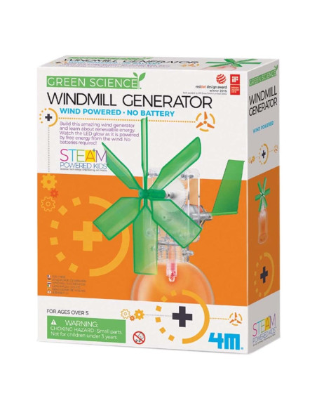 Kit Generador de Molino de Viento Toysmith 4M LED 12,7 cm