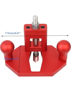 Planeador Router Manual JCFANTS Rojo Ajustable 30mm Corte 2