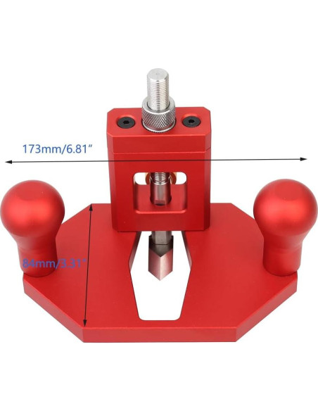 Planeador Router Manual JCFANTS Rojo Ajustable 30mm Corte