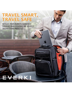 Mochila Ejecutiva Everki Onyx para Laptop 15.6" Negra 2
