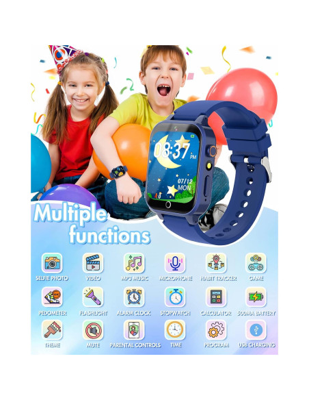 Reloj Inteligente Eastonec D07 para Niños 3-12 Años