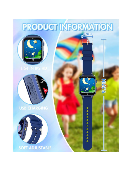 Reloj Inteligente Eastonec D07 para Niños 3-12 Años