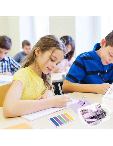 Kit de Suministros de Oficina Mini YUMOONI Púrpura