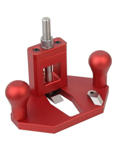 Planeador Router Manual JCFANTS Rojo Ajustable 30mm Corte