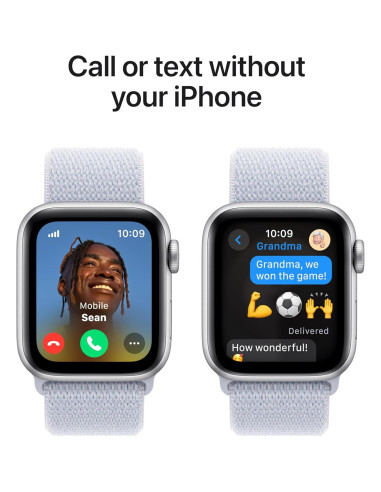 Apple Watch SE 2 Gen GPS 40mm Aluminio Plateado Azul