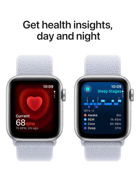 Apple Watch SE 2 Gen GPS 40mm Aluminio Plateado Azul