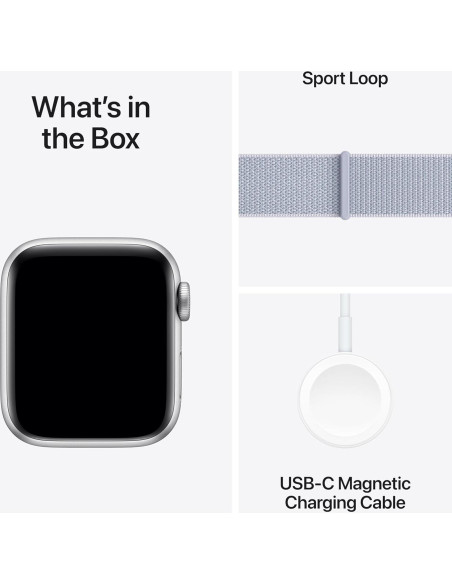 Apple Watch SE 2 Gen GPS 40mm Aluminio Plateado Azul