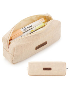 Estuche Pequeño ANGOOBABY para Lápices Beige Organizador