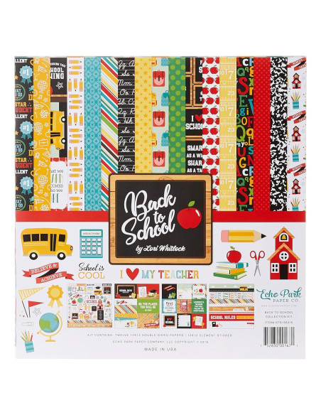 Kit de colección de regreso a clases Echo Park Paper 12x12