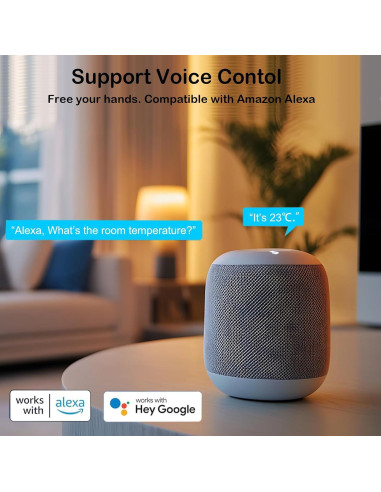 Termómetro e Higrómetro Inteligente WiFi SENCKIT TH13Y