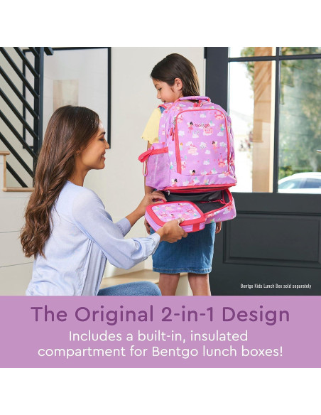 Mochila 2-en-1 Bentgo para Niños 40,64 cm con Almuerzo Hadas