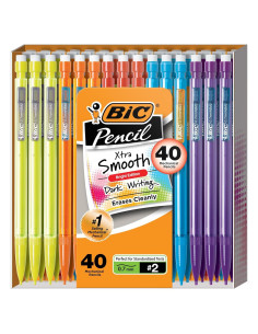 Lápices Mecánicos BIC Xtra-Smooth 0.7mm Paquete 40 Unidades