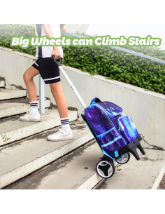 Carro de Mochila HapBoby Plegable con Ruedas Silenciosas 2