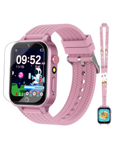 Reloj Inteligente Melontti Rosa para Niñas 5-12 Años con Juegos