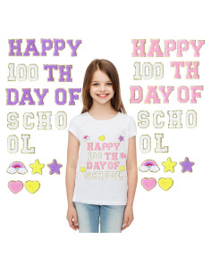 Kit de Parches DIY 52 Pcs Lyrow para 100 Día de la Escuela
