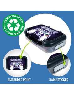 Estuche de Lápices ZIPIT de Plástico Reciclado 21x15cm 2