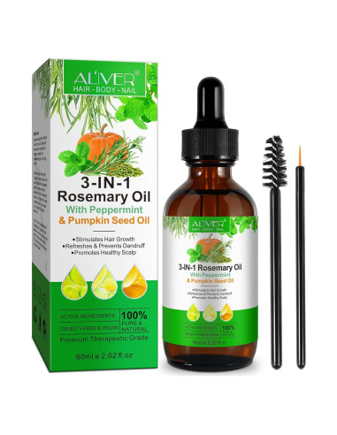 Aceite Crecimiento Capilar Orgánico USJBF 140g - Romero y Menta