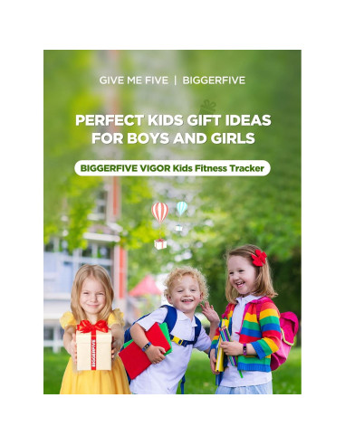 Rastreador de Fitness BIGGERFIVE BF160 para Niños 5-15 Años