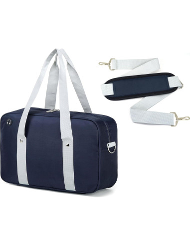 Bolsa de Hombro Escolar Chillpaper Kawaii 40x25x12cm Azul