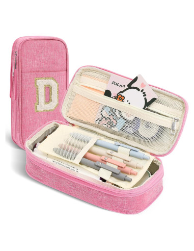 Estuche de Lápices GIFTOXO Rosa Gran Capacidad 23x9.9cm