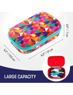 Caja de Lápices Colorida ZIPIT Gran Capacidad para Niños 2