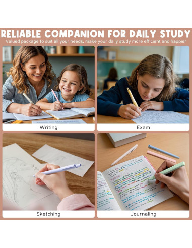 Kit de Suministros Escolares FLOE 65 Piezas Estético Rosa