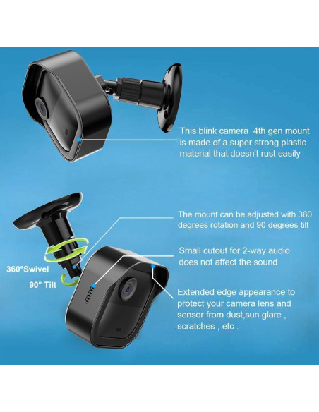 Soporte de Vinilo para Cámara Blink Exterior - Paquete de 3