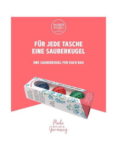 Bola Limpia - Gadget Alemán para Limpiar Bolsas y Mochilas