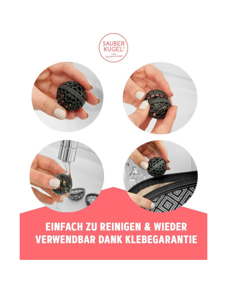 Bola Limpia - Gadget Alemán para Limpiar Bolsas y Mochilas Bola Limpia - Gadget Alemán para Limpiar Bolsas y Mochilas