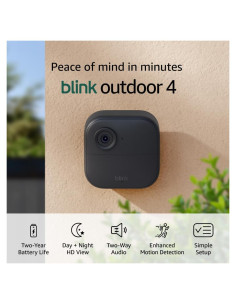 Cámara de Seguridad Blink Outdoor 4 - Sistema 3 Cámaras HD 1080p
