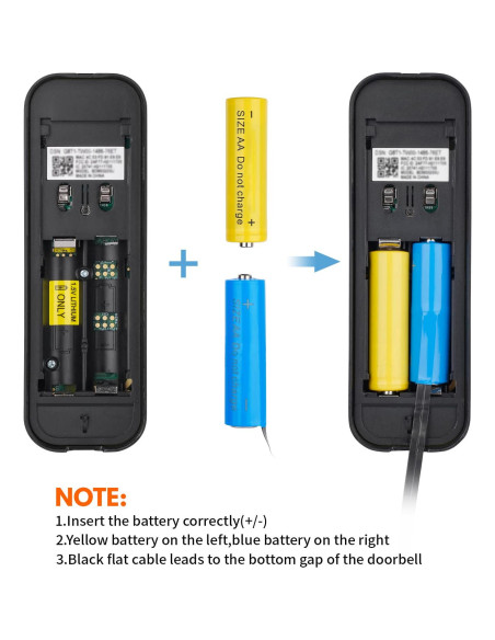 Adaptador de corriente ALERTCAM para timbre Blink 5m resistente