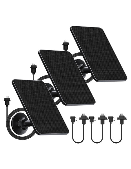 Panel Solar Rhorawill 3 Paquete para Blink Outdoor 4 y XT3
