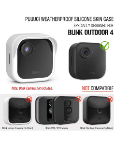 Funda de Silicona PUUUCI para Blink Outdoor 4 - Paquete de 3 2