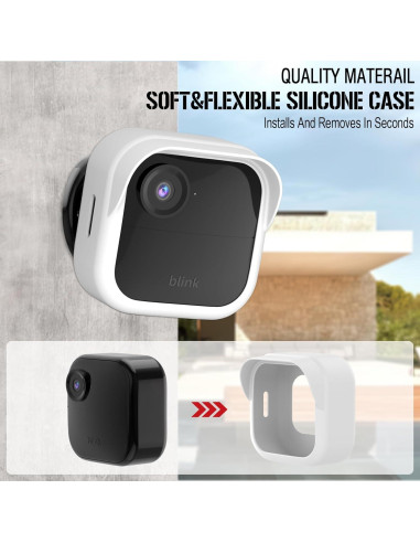 Funda de Silicona PUUUCI para Blink Outdoor 4 - Paquete de 3