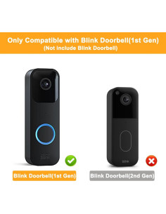 Soporte Antirrobo para Timbre Blink - Fácil Instalación, Negro 2