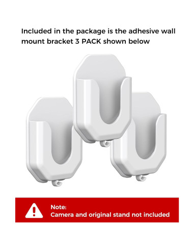 Paquete de 3 Soportes Adhesivos KMOUANTS para Cámara Blink