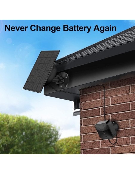 Panel Solar SANKABA 3W para Cámara Blink XT/XT2 Exterior