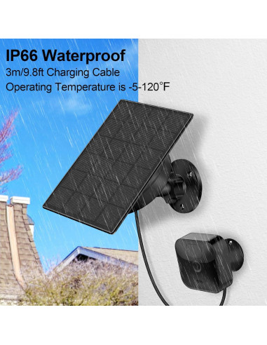 Panel Solar SANKABA 3W para Cámara Blink XT/XT2 Exterior