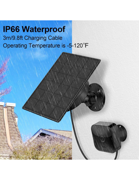 Panel Solar SANKABA 3W para Cámara Blink XT/XT2 Exterior