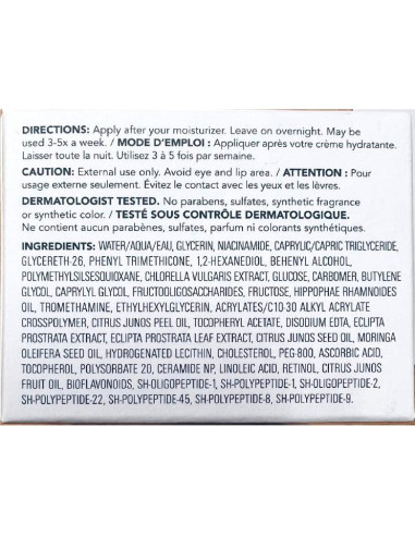 Máscara de Sueño Saturday Skin con Vitamina C y Retinol 140g