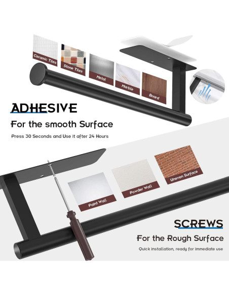 Soporte de Toallas de Papel ASTOFLI Acero Inoxidable 32 cm