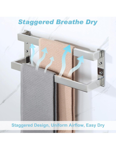 Barra de Toalla Alise GYT5040-C Acero Inoxidable 40.6 cm