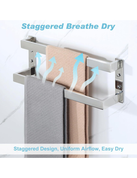 Barra de Toalla Alise GYT5040-C Acero Inoxidable 40.6 cm