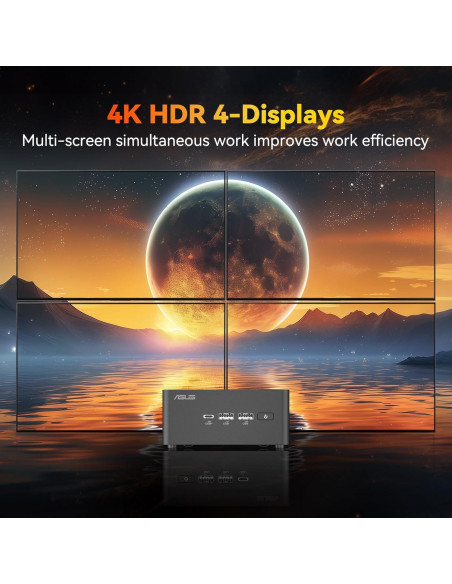 ASUS NUC 14 Pro Mini PC, Intel Core Ultra 7, 32GB RAM, 1TB SSD