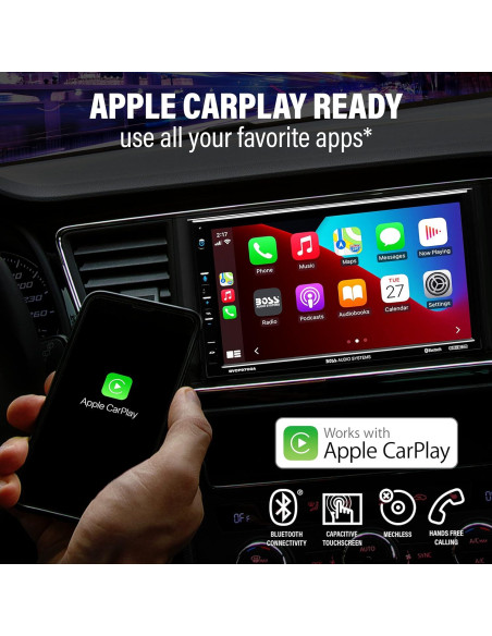 Estéreo para Auto BOSS BVCP9700A-C 7" Pantalla Táctil Bluetooth