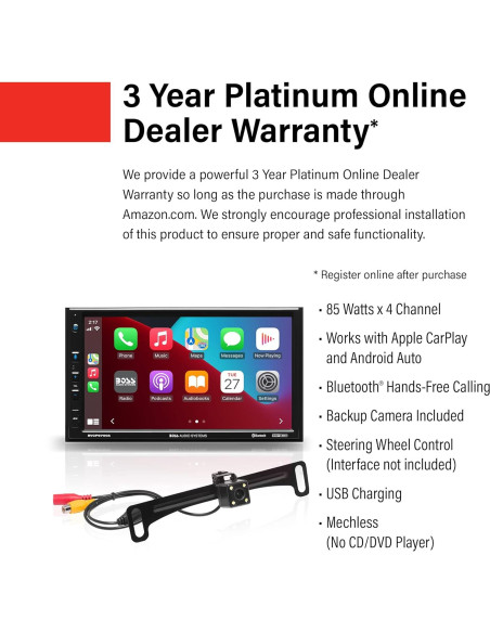 Estéreo para Auto BOSS BVCP9700A-C 7" Pantalla Táctil Bluetooth