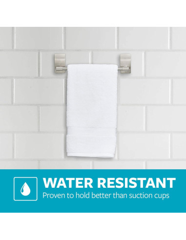 Barra para Toalla de Mano Command Níquel Satinado 22.86 cm